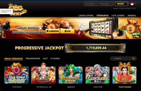 OSG777 : Provider Permainan Slot Judi Online Aman & Terpercaya.